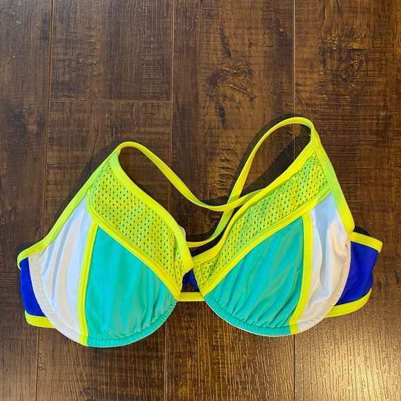 Body Glove Neon D Cup Bikini Top - Picture 1 of 8